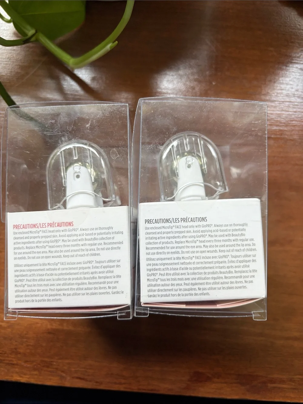 BeautyBio GloPRO Face  Microtip Attachment heads.